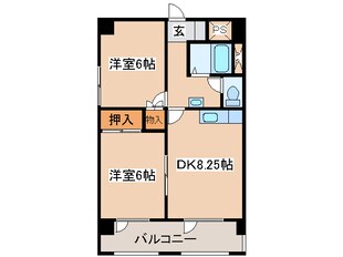 クレインビルの物件間取画像